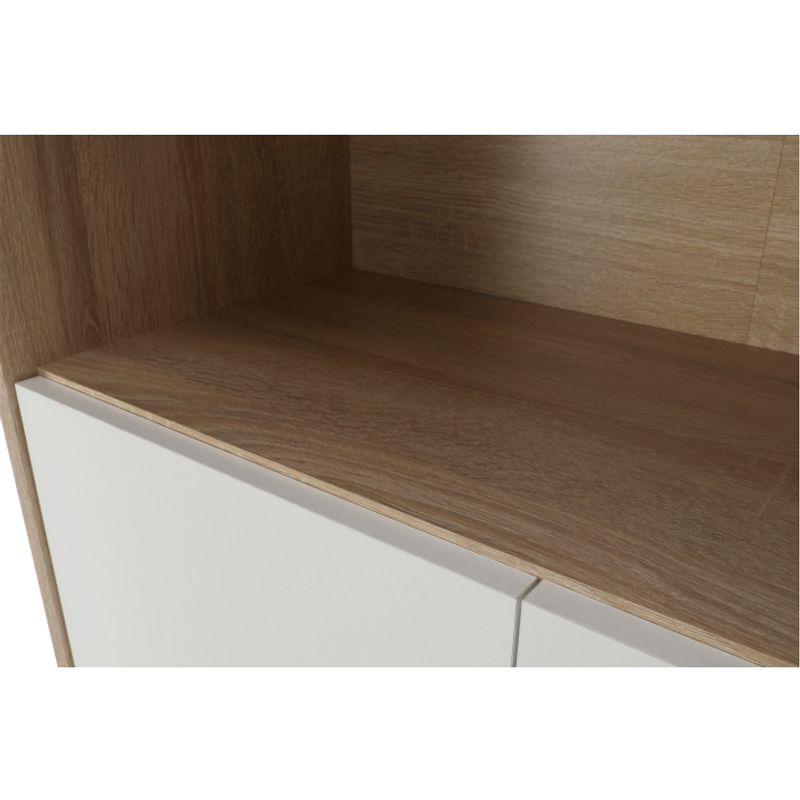 Casa si Gradina - Mobilier - Biblioteci si rafturi - Etajere - Etajera cu polite, stejar sonoma/alb, JOHAN 2 NEW 10 - Infinity.ro