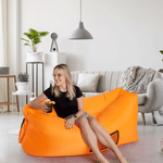 Casa si Gradina - Gradina si terasa - Mobilier exterior - Scaune si sezlonguri gradina - Geanta scaun gonflabila / geanta lenesa, portocalie, LEBAG - Infinity.ro