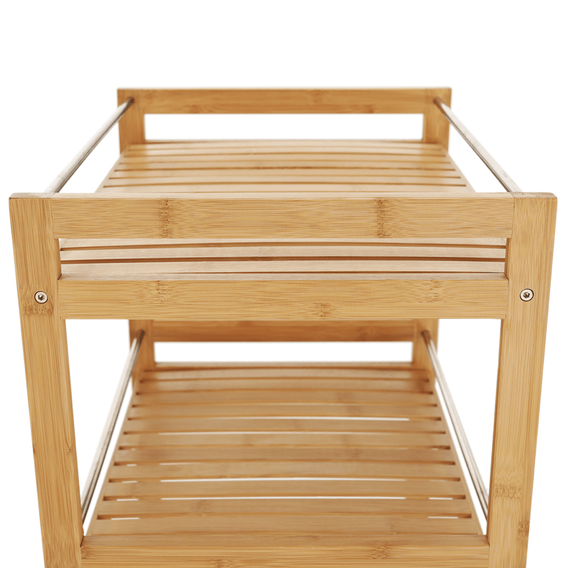 Casa si Gradina - Bucatarie si vesela - Ustensile bucatarie - Cosuri servire - Carucior de servire, bambus natural, NASHY - Infinity.ro