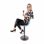 Casa si Gradina - Mobilier - Scaune si fotolii - Scaune - Scaun de bar, mentol / negru, LAHELA - Infinity.ro