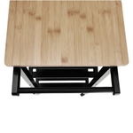 Casa si Gradina - Bucatarie si vesela - Ustensile bucatarie - Cosuri servire - Carucior de servire, natural/negru, ARETE - Infinity.ro