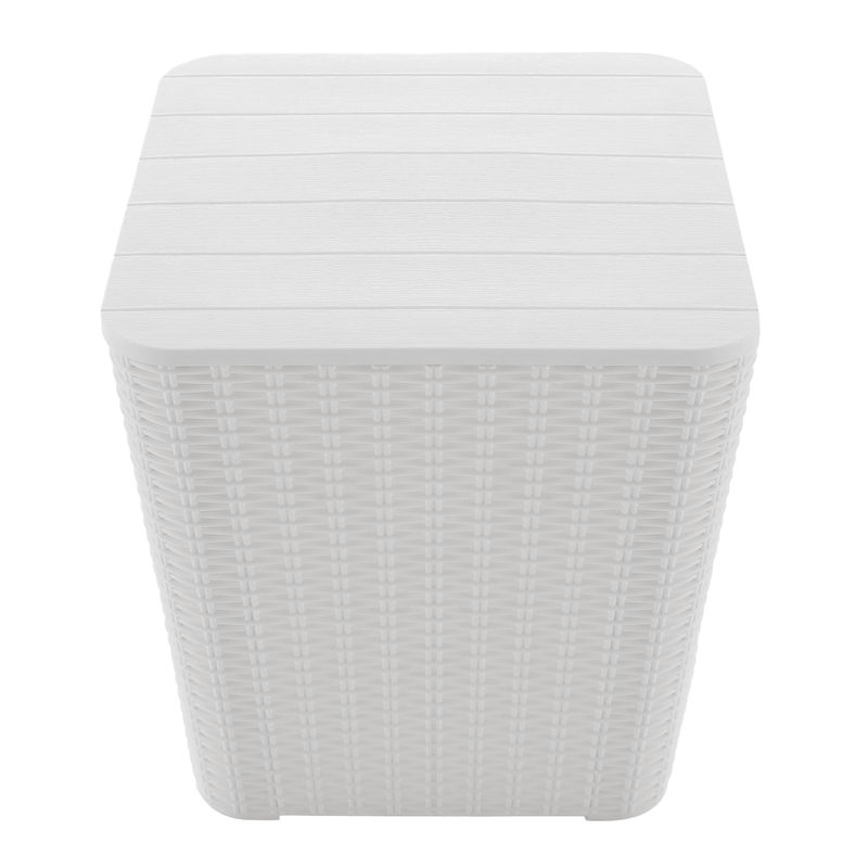 Casa si Gradina - Gradina si terasa - Mobilier exterior - Dulapuri si lazi depozitare exterior - Cutie / masa de depozitare pentru gradina, alba, UGUR - Infinity.ro