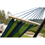 Casa si Gradina - Gradina si terasa - Balansoare si hamace - Hamace si suporturi - Hamac, turcoaz/albastru/verde, EVANA NEW - single - Infinity.ro