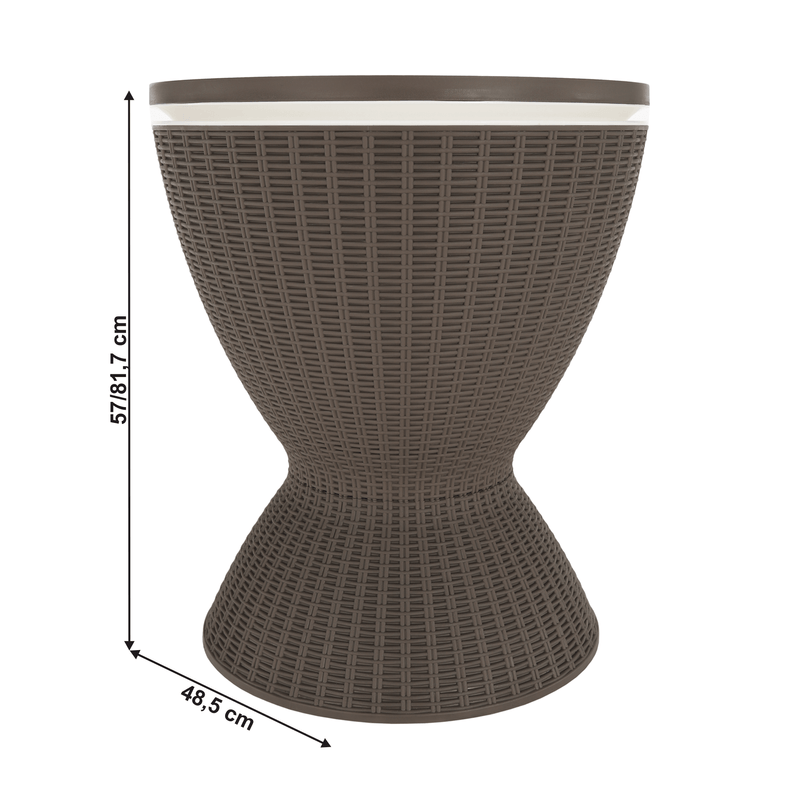 Casa si Gradina - Gradina si terasa - Mobilier exterior - Mese gradina - Masa de racire pentru gradina, gri, FABIR - Infinity.ro