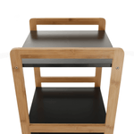 Casa si Gradina - Mobilier - Biblioteci si rafturi - Rafturi - Etajera cu 4 rafturi, natural / negru, NAOKO - Infinity.ro