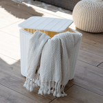 Casa si Gradina - Gradina si terasa - Mobilier exterior - Dulapuri si lazi depozitare exterior - Cutie / masa de depozitare pentru gradina, alba, UGUR - Infinity.ro