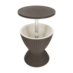 Casa si Gradina - Gradina si terasa - Mobilier exterior - Mese gradina - Masa de racire pentru gradina, gri, FABIR - Infinity.ro