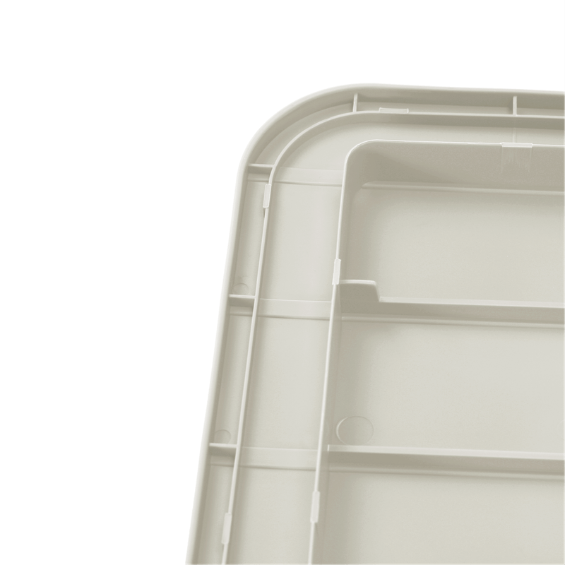 Casa si Gradina - Gradina si terasa - Mobilier exterior - Dulapuri si lazi depozitare exterior - Cutie / masa de depozitare pentru gradina, alba, IBLIS - Infinity.ro