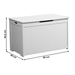 Casa si Gradina - Mobilier - Organizare si depozitare - Cutii depozitare - Cutie de depozitare, alba, KORDELIA - Infinity.ro