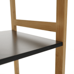 Casa si Gradina - Mobilier - Biblioteci si rafturi - Rafturi - Etajera cu 4 rafturi, natural / negru, NAOKO - Infinity.ro