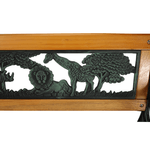 Casa si Gradina - Gradina si terasa - Mobilier exterior - Bancute de gradina - Banca pentru copii, negru / natural, NADAZA - Infinity.ro