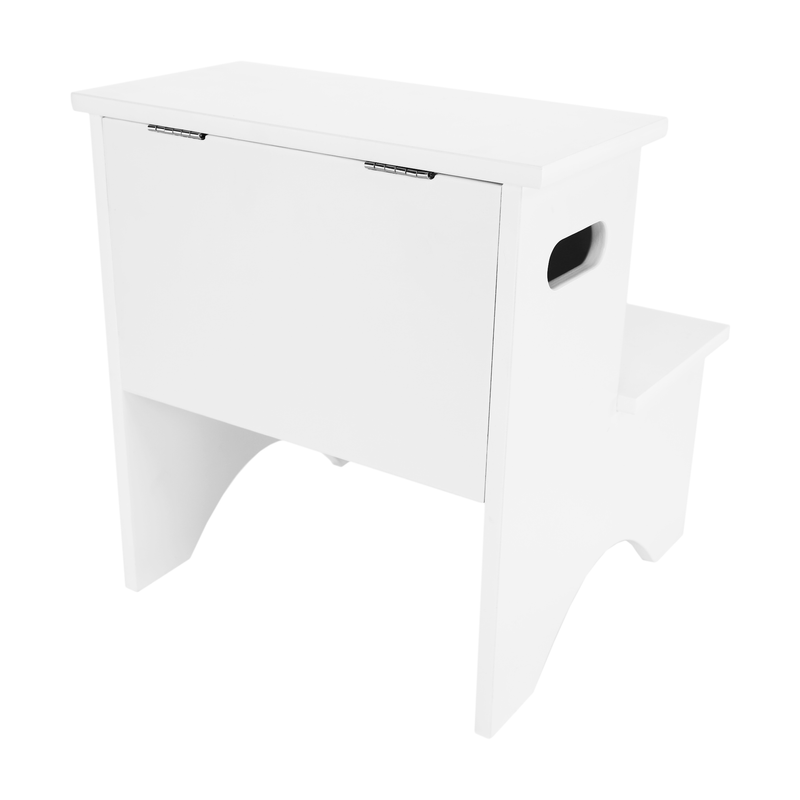 Casa si Gradina - Mobilier - Mobilier copii - Mobilier camera copiilor - Scari pentru copii cu spatiu de depozitare, alb, HURLEY - Infinity.ro