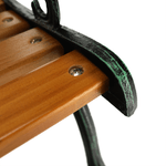 Casa si Gradina - Gradina si terasa - Mobilier exterior - Bancute de gradina - Banca pentru copii, negru / natural, NADAZA - Infinity.ro