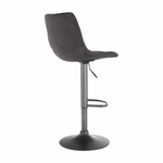 Casa si Gradina - Mobilier - Scaune si fotolii - Scaune - Scaun de bar, gri / negru, LAHELA - Infinity.ro