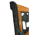 Casa si Gradina - Gradina si terasa - Mobilier exterior - Bancute de gradina - Banca pentru copii, negru / natural, NADAZA - Infinity.ro