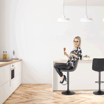 Casa si Gradina - Mobilier - Scaune si fotolii - Scaune - Scaun de bar, gri / negru, LAHELA - Infinity.ro