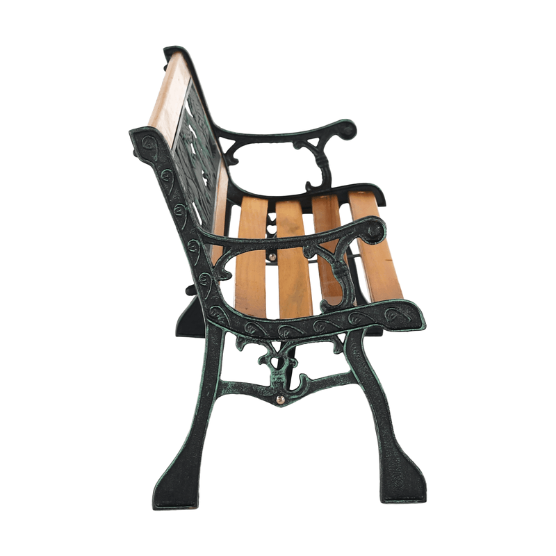 Casa si Gradina - Gradina si terasa - Mobilier exterior - Bancute de gradina - Banca pentru copii, negru / natural, NADAZA - Infinity.ro