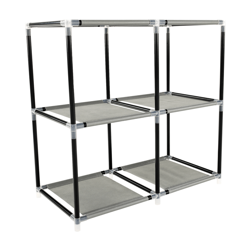 Casa si Gradina - Mobilier - Comode si corpuri - Comode - Comoda cu sertare din material textil, negru/maro/gri, CAMILO TYP 1 - Infinity.ro