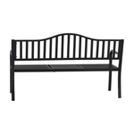 Casa si Gradina - Gradina si terasa - Mobilier exterior - Bancute de gradina - Banca de gradina cu masa, neagra, DAGNO - Infinity.ro