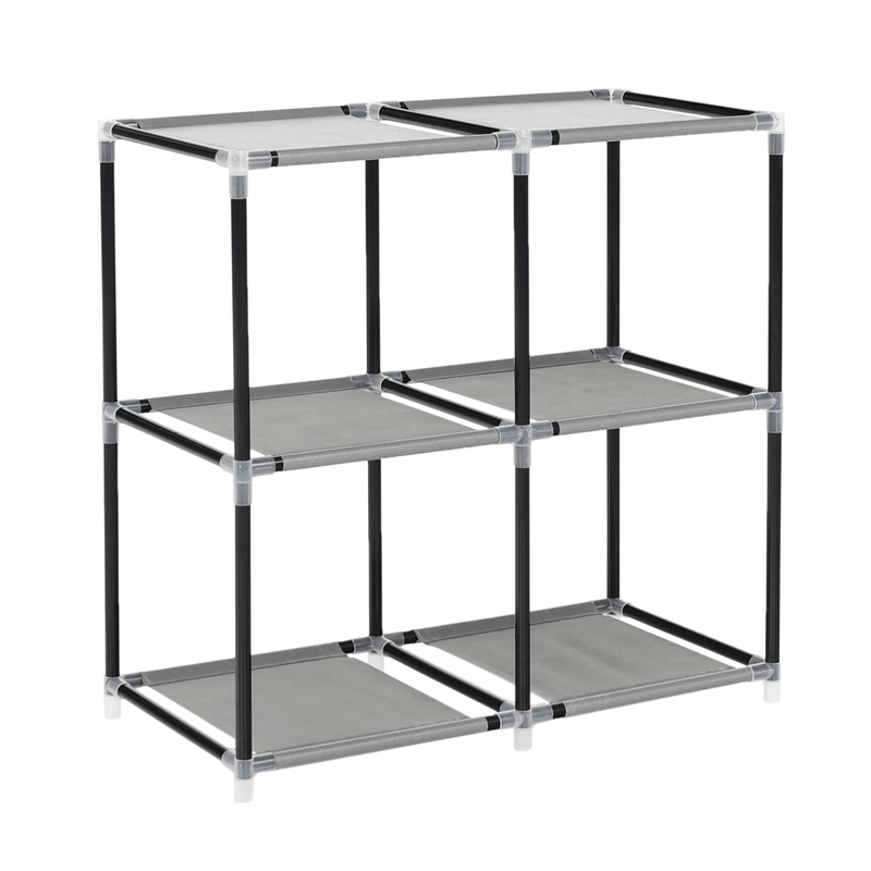 Casa si Gradina - Mobilier - Comode si corpuri - Comode - Comoda cu sertare din material textil, negru/maro/gri, CAMILO TYP 1 - Infinity.ro