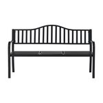 Casa si Gradina - Gradina si terasa - Mobilier exterior - Bancute de gradina - Banca de gradina cu masa, neagra, DAGNO - Infinity.ro