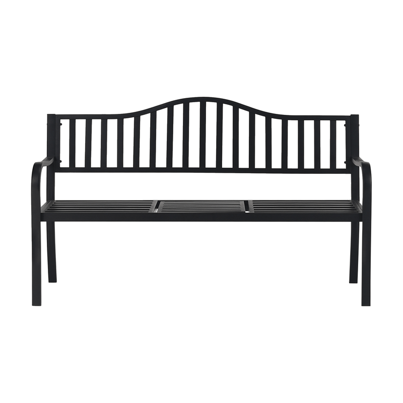 Casa si Gradina - Gradina si terasa - Mobilier exterior - Bancute de gradina - Banca de gradina cu masa, neagra, DAGNO - Infinity.ro