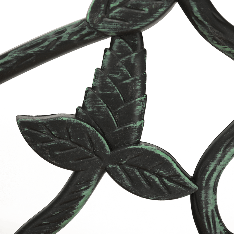 Casa si Gradina - Gradina si terasa - Mobilier exterior - Bancute de gradina - Banca de gradina, neagra / naturala, FAIZA - Infinity.ro