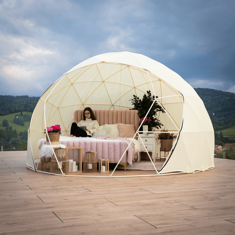 Casa si Gradina - Mobilier - Paturi si accesorii - Paturi - Pat, roz/gold crom auriu, 180x200, KAISA - Infinity.ro