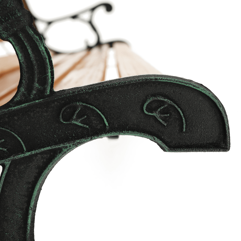 Casa si Gradina - Gradina si terasa - Mobilier exterior - Bancute de gradina - Banca de gradina, neagra / naturala, FAIZA - Infinity.ro