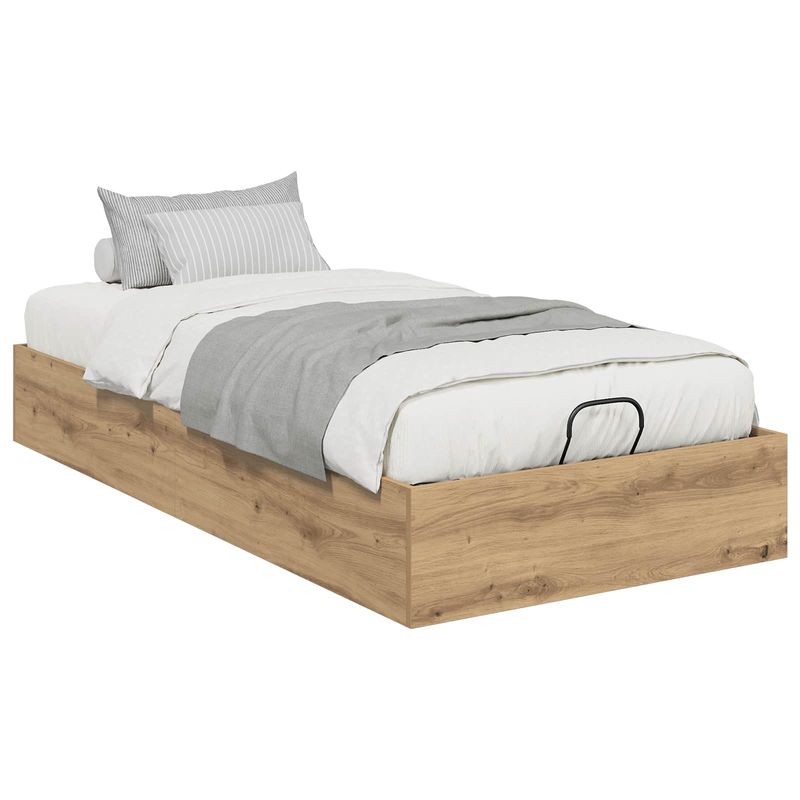 Casa si Gradina - Mobilier - Paturi si accesorii - Paturi - Cadru de pat otoman Stejar Artizanal 193 x 120 x 25 cm - Infinity.ro