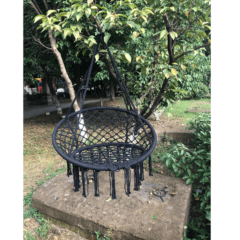 Casa si Gradina - Gradina si terasa - Mobilier exterior - Scaune si sezlonguri gradina - Scaun suspendabil, negru, AMADO 2 NEW - Infinity.ro