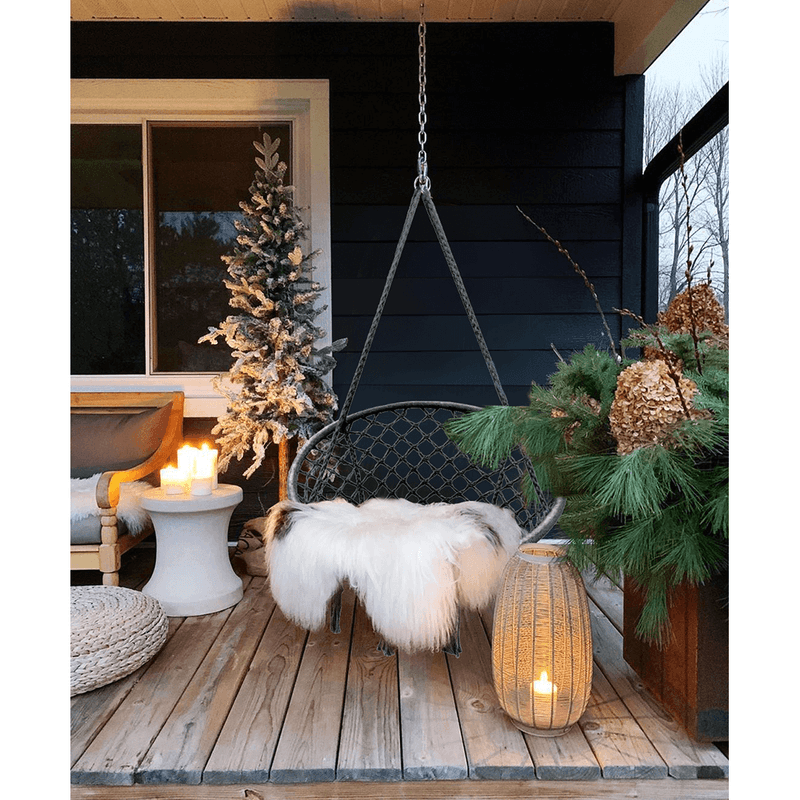 Casa si Gradina - Gradina si terasa - Mobilier exterior - Scaune si sezlonguri gradina - Scaun suspendabil, negru, AMADO 2 NEW - Infinity.ro