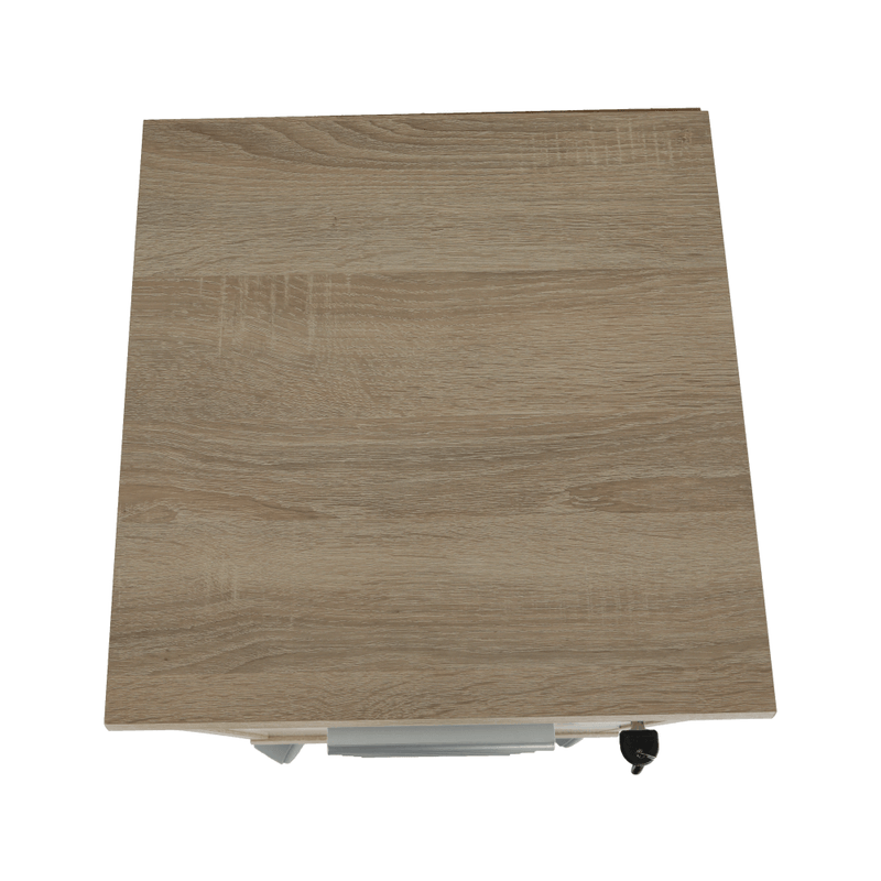 Casa si Gradina - Mobilier - Dulapuri si sifoniere - Dulapuri - Dulapior de birou cu cheie, stejar sonoma/alb, JOHAN 2 NEW 12 - Infinity.ro