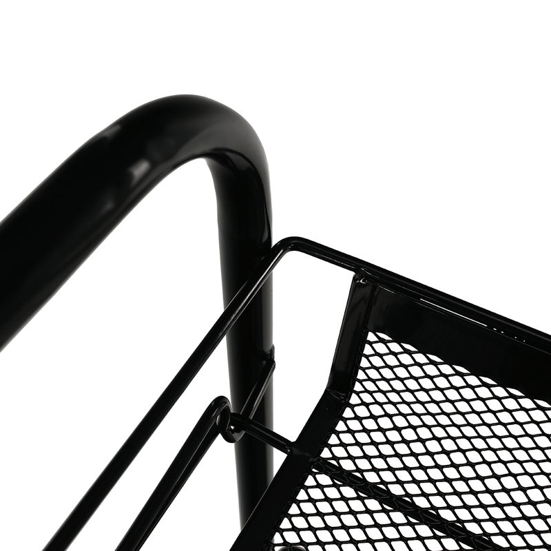 Casa si Gradina - Bucatarie si vesela - Ustensile bucatarie - Cosuri servire - Carucior de servire, negru, MYRIS - Infinity.ro