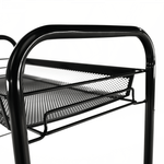 Casa si Gradina - Bucatarie si vesela - Ustensile bucatarie - Cosuri servire - Carucior de servire, negru, MYRIS - Infinity.ro