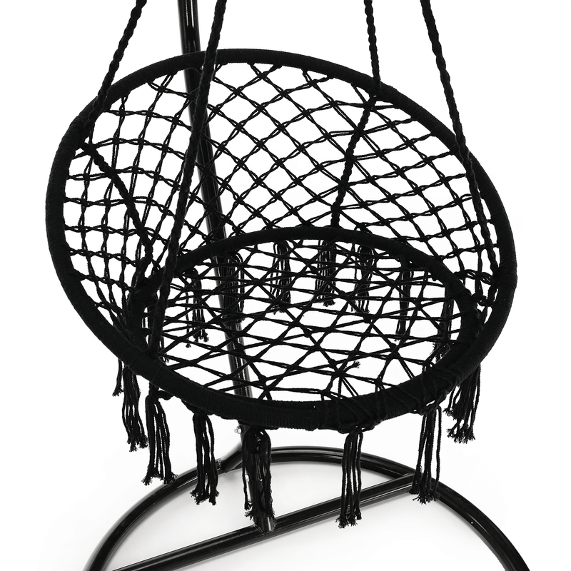 Casa si Gradina - Gradina si terasa - Mobilier exterior - Scaune si sezlonguri gradina - Scaun suspendabil, negru, AMADO 2 NEW - Infinity.ro