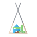 Casa si Gradina - Mobilier - Biblioteci si rafturi - Rafturi - Raft pentru copii, gri / natural, JOLI - Infinity.ro