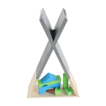 Casa si Gradina - Mobilier - Biblioteci si rafturi - Rafturi - Raft pentru copii, gri / natural, JOLI - Infinity.ro