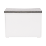 Casa si Gradina - Mobilier - Organizare si depozitare - Bancute - Banca cu pantofar, alb/gri, BOKSA - Infinity.ro