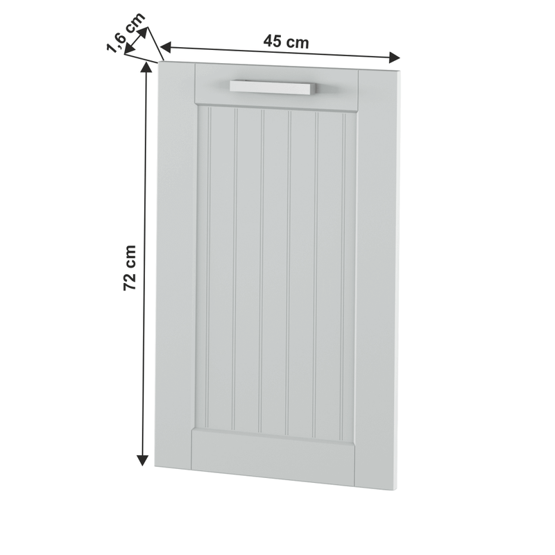 Casa si Gradina - Mobilier - Comode si corpuri - Corpuri bucatarie - Usa pentru masina de spalat vase 45, gri deschis, JULIA TYP 55 - Infinity.ro