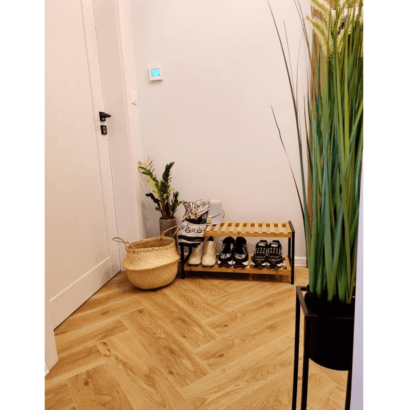 Casa si Gradina - Mobilier - Organizare si depozitare - Cutii depozitare - Cutie pantofi, natural / negru, KONTRE - Infinity.ro