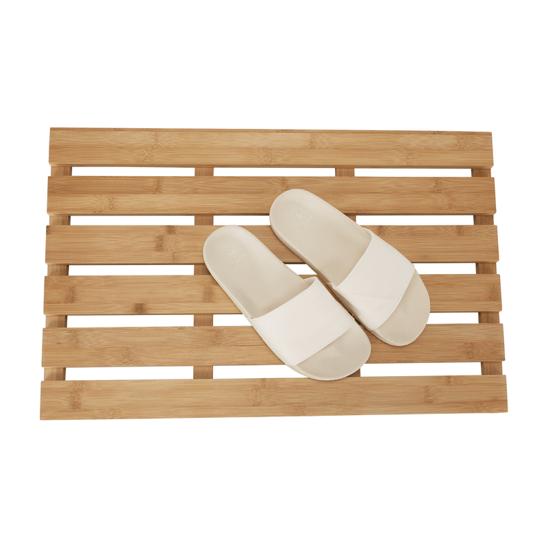 Casa si Gradina - Textile si covoare - Covoare - Covorase baie - Covor antiderapant pentru baie, bambus natural lacuit, KLERA - Infinity.ro