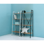 Casa si Gradina - Mobilier - Biblioteci si rafturi - Rafturi - Polita, 4 rafturi, stejar / negru, THEA - Infinity.ro