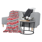 Casa si Gradina - Textile si covoare - Pături și cuverturi - Pături - Patura cu doua fete imitatie miel, motiv iarna, 150x200, RENIFE - Infinity.ro