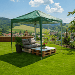 Casa si Gradina - Gradina si terasa - Umbrele si pavilioane - Pavilioane - Pavilion de gradina pliabil, verde, 2x2 m, TREKAN TIP 1 - Infinity.ro