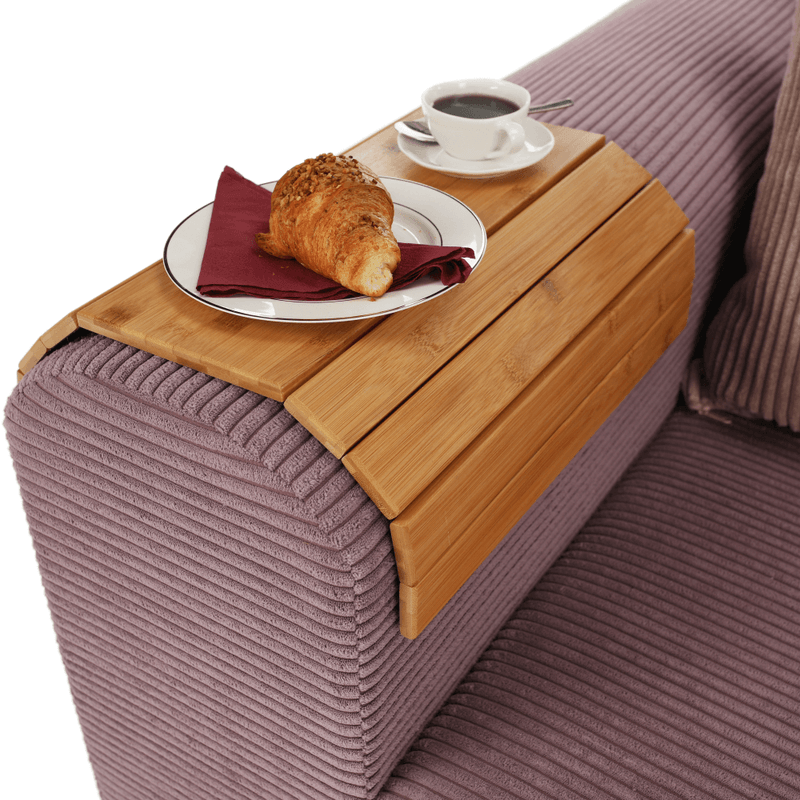 Casa si Gradina - Bucatarie si vesela - Accesorii bar - Suporturi bauturi - Zona de depozitare/cotiera flexibila canapea, bambus, natural, ALTE - Infinity.ro