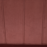 Casa si Gradina - Mobilier - Canapele si coltare - Banchete - Banca in stil Art-deco, catifea Velvet roz/crom auriu, NOBLIN - Infinity.ro
