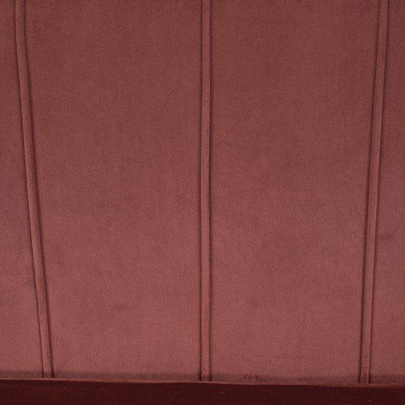 Casa si Gradina - Mobilier - Canapele si coltare - Banchete - Banca in stil Art-deco, catifea Velvet roz/crom auriu, NOBLIN - Infinity.ro