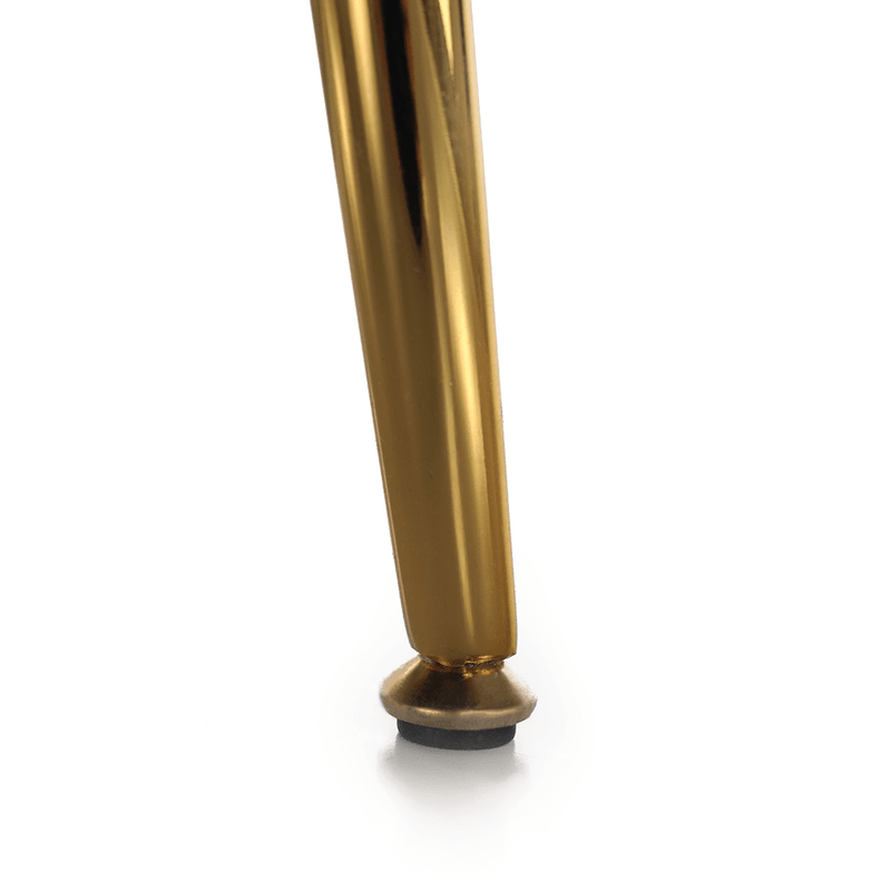 Casa si Gradina - Mobilier - Canapele si coltare - Banchete - Banca in stil Art-deco, catifea Velvet roz/crom auriu, NOBLIN - Infinity.ro