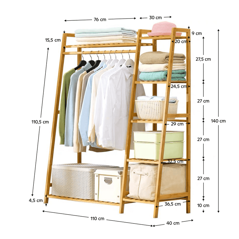 Casa si Gradina - Mobilier - Organizare si depozitare - Organizatoare pentru sertare si dulapuri - Organizator dulap, natural, VINET - Infinity.ro